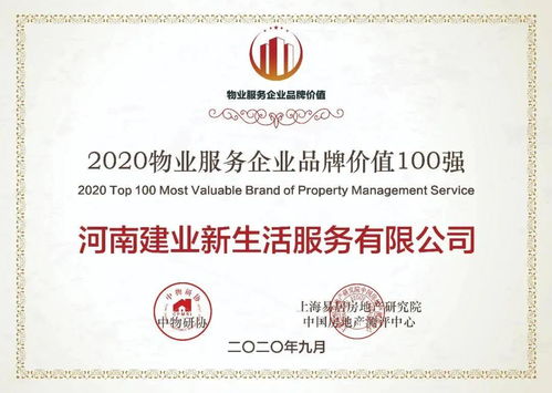 建業新生活榮獲中國物業管理協會五大服務獎項，引領行業卓越管理新標桿